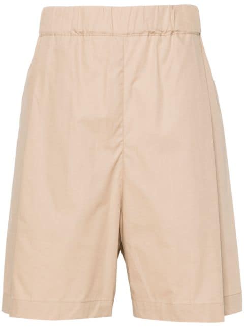 Laneus elasticated-waist cotton shorts