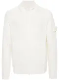 Stone Island Compass-motif zip-up cardigan - Neutrals