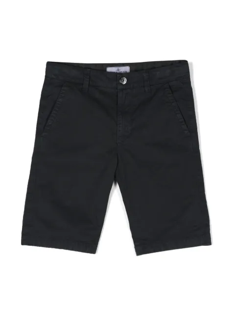 Stone Island Junior Compass-motif bermuda shorts