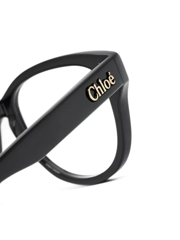 Chloe アイウェア スクエアフレム メカネ CH0297O 006 Chloé Eyewear スクエア眼鏡フレーム | ブラック | FARFETCH JP