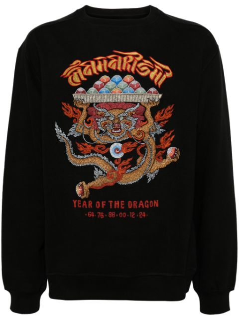 Maharishi Abundance Dragon Sweatshirt aus Bio-Baumwolle