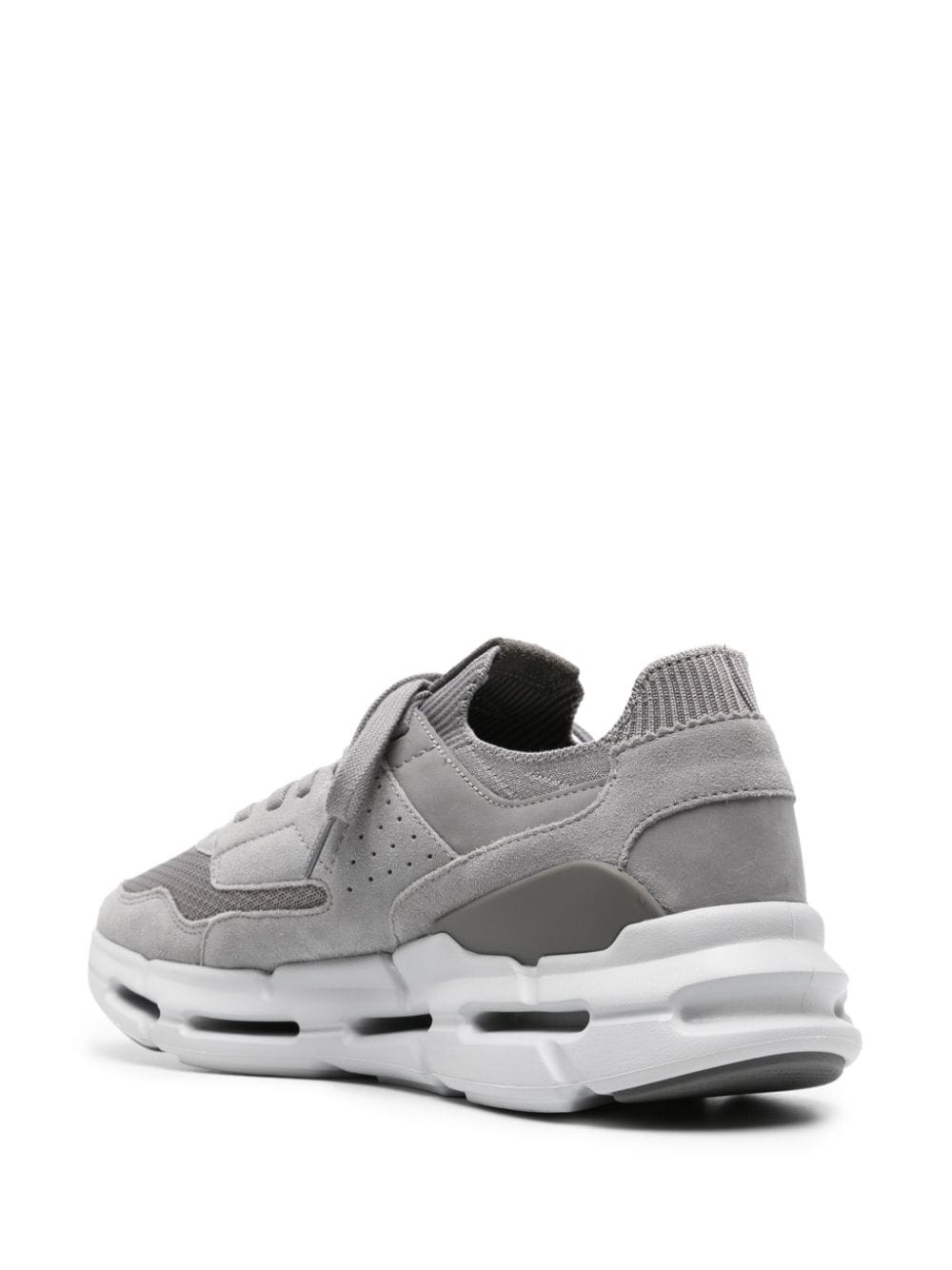 Shop Clarks Nxe Lo Suede Sneakers In Grey
