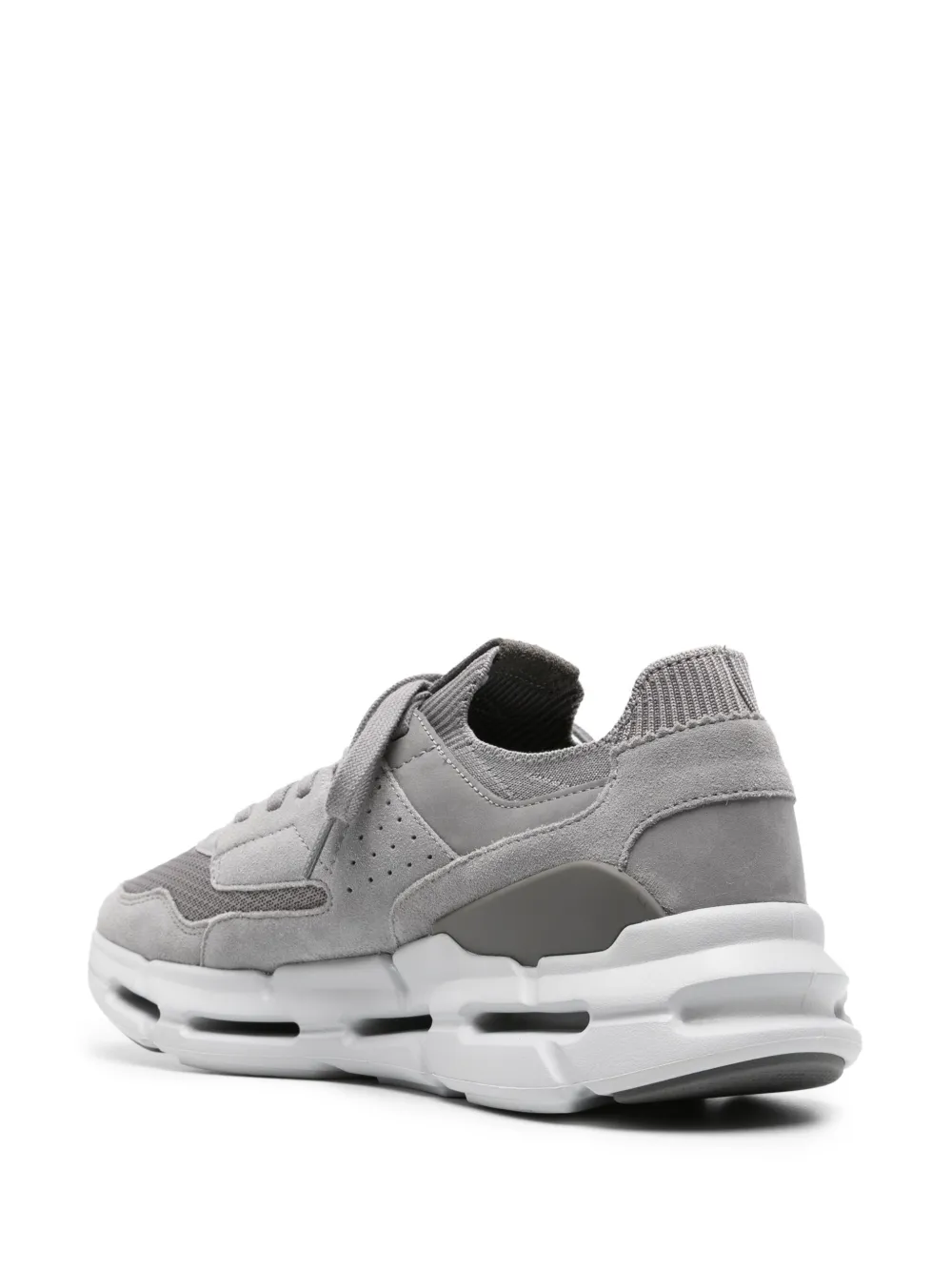 Shop Clarks Nxe Lo Suede Sneakers In Grey