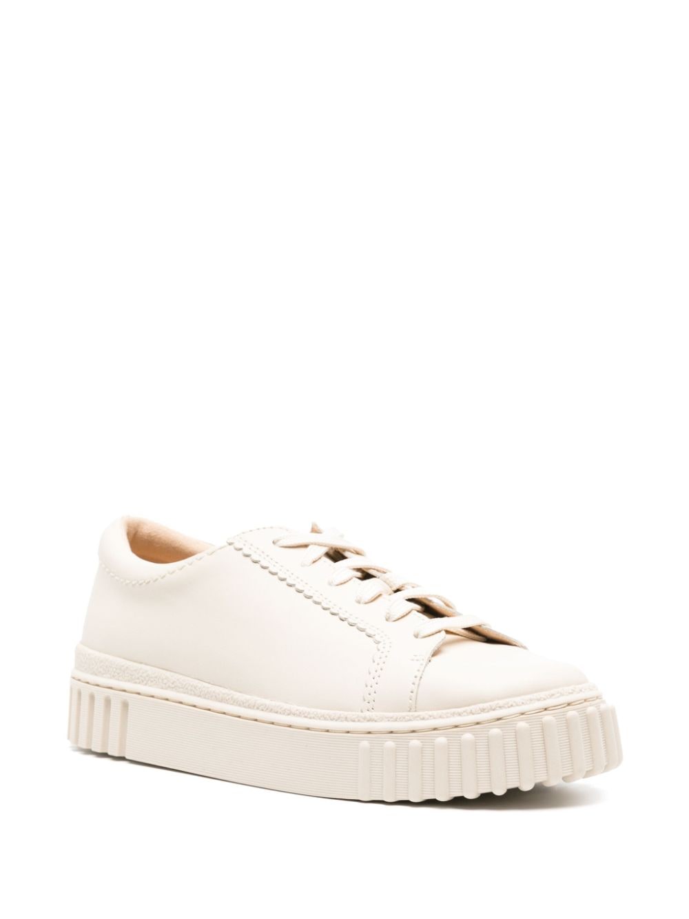 Clarks Mayhill Walk leren sneakers - Beige