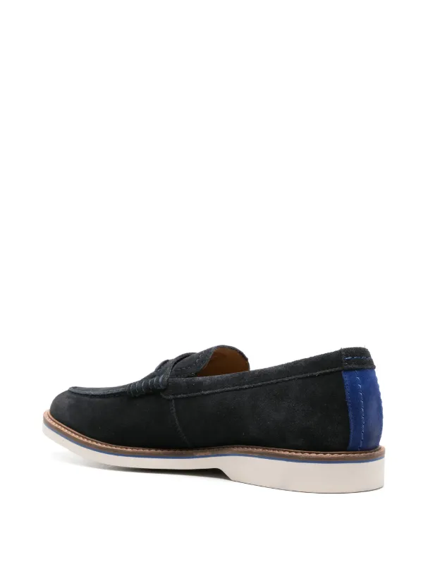 Clarks Atticus LTSlip スエードローファー | ブルー | FARFETCH JP