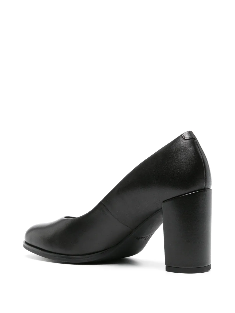 Shop Clarks Freva 85mm Leather Pumps In Black