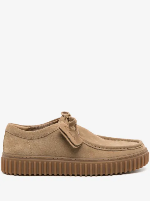 Clarks Torhill suede loafers