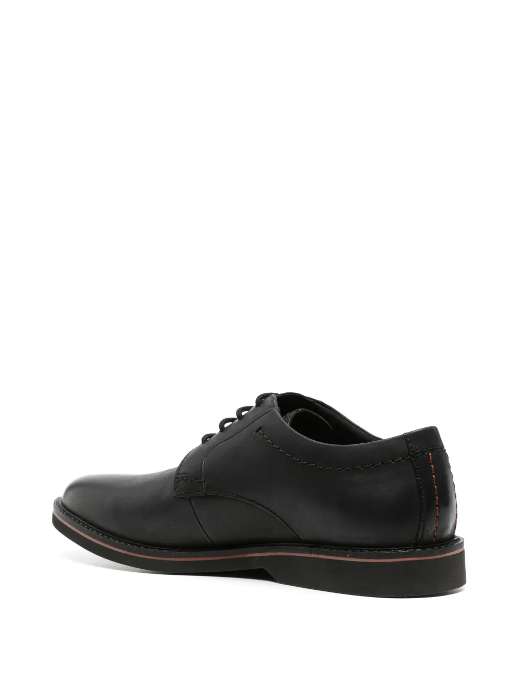 Shop Clarks Atticus Ltlace Leather Derby Shoes In Black