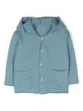 TEDDY & MINOU hooded cotton cardigan - Blue