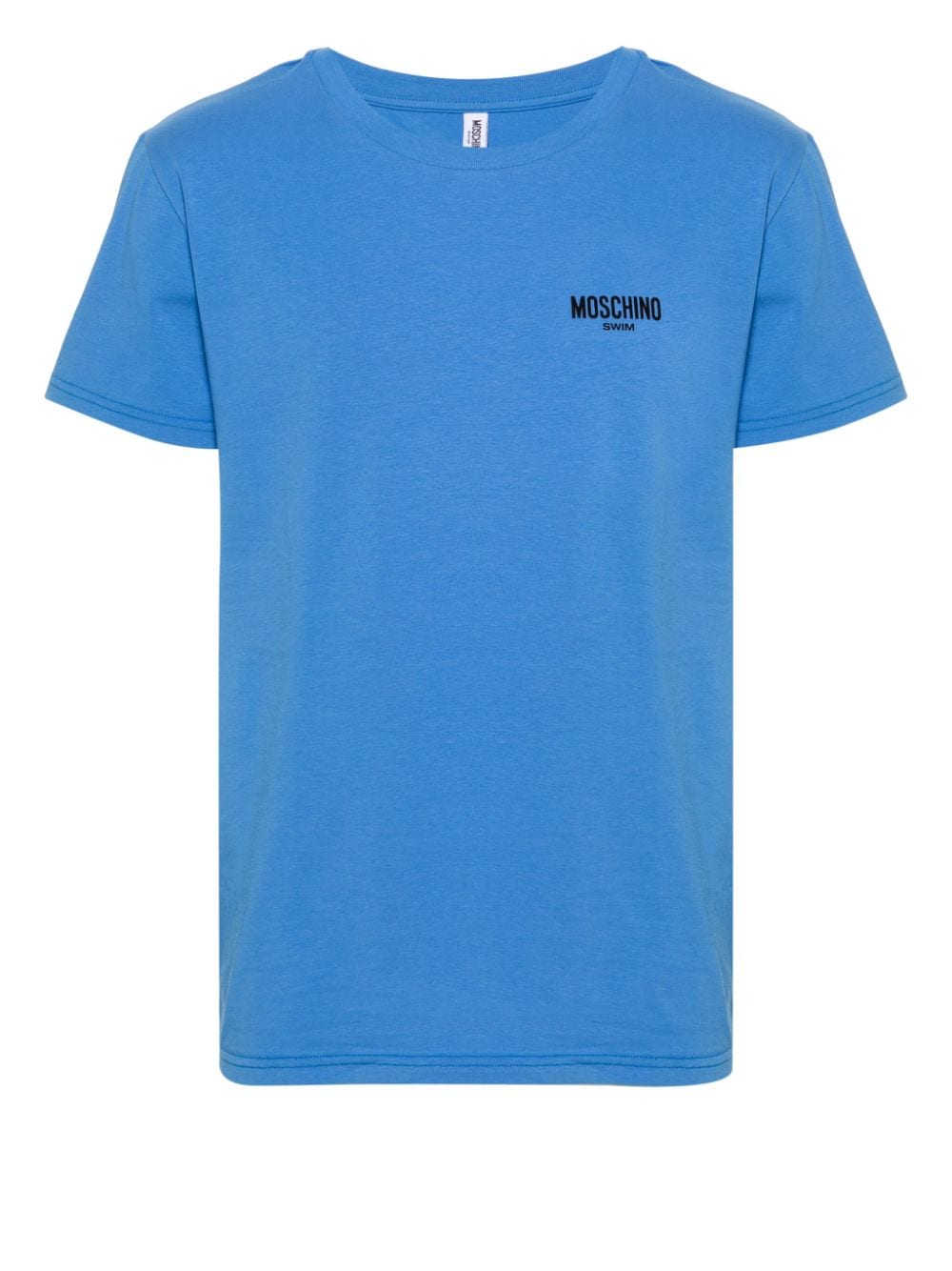 Moschino T-shirt met logo Blauw