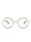 Chloé Eyewear round-frame glasses - Gold
