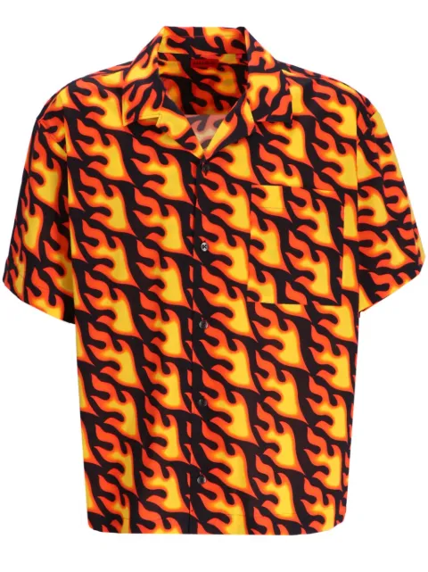 HUGO Camisa Egeeno de algodão