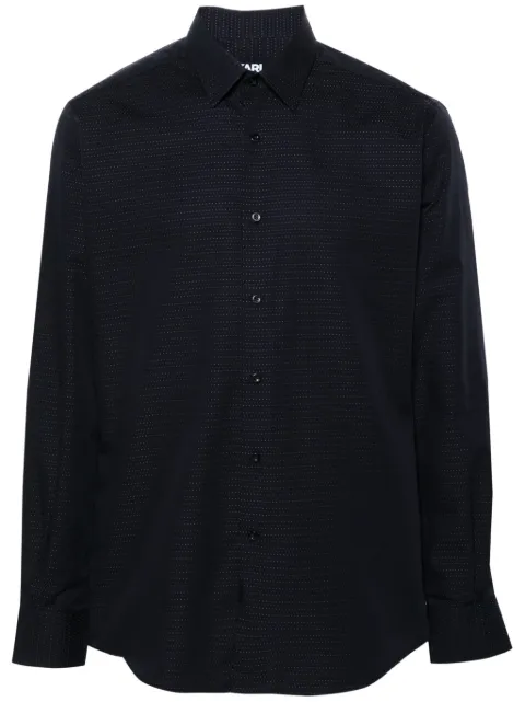 Karl Lagerfeld camisa con lunares estampados