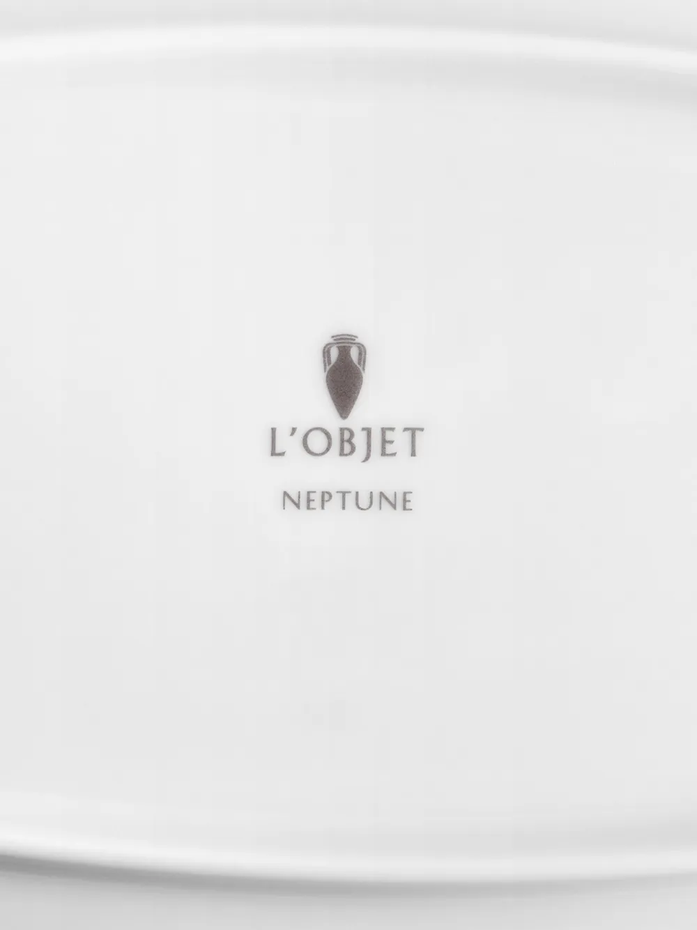 L'objet Neptune Small Oval Platter In White