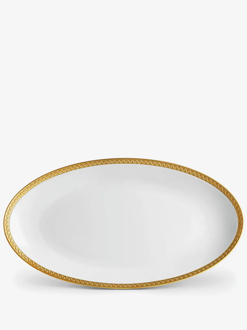 L'Objet Grote ovale schaal | Wit | Image 1
