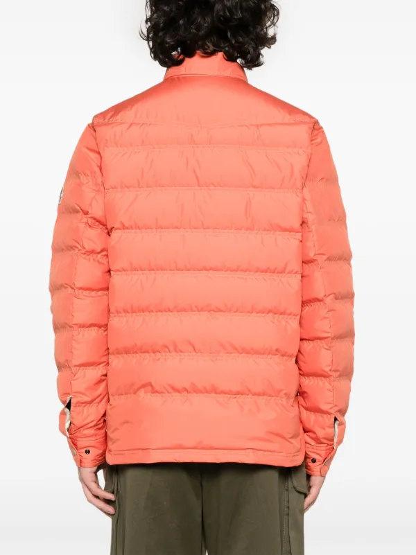 Moncler orange jacket mens best sale