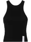 Rokh ribbed tank top - Black