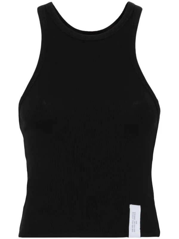 web限定セール Rokh リブ タンクトップ | ブラック | FARFETCH JP トップス