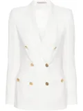 Tagliatore double-breasted blazer - White