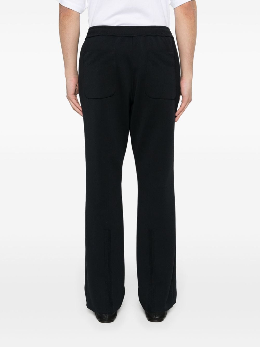 Shop Cfcl Piqué Straight Trousers In Black