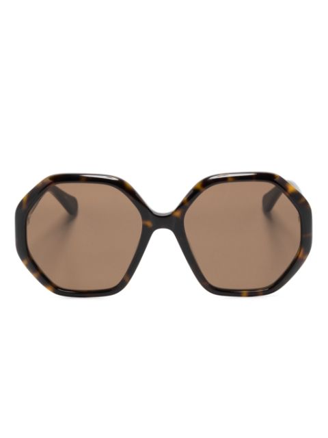Chloé Kids CC0004S geometric-frame sunglasses