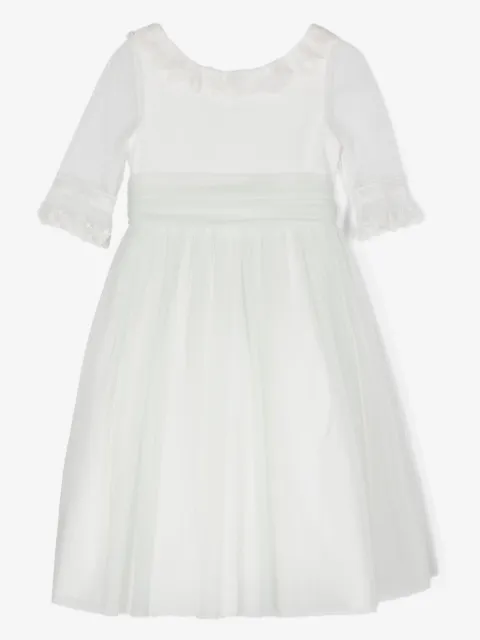AMAYA robe en tulle à taille ceinturée