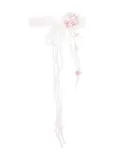 AMAYA floral-appliqué lace belt - Pink