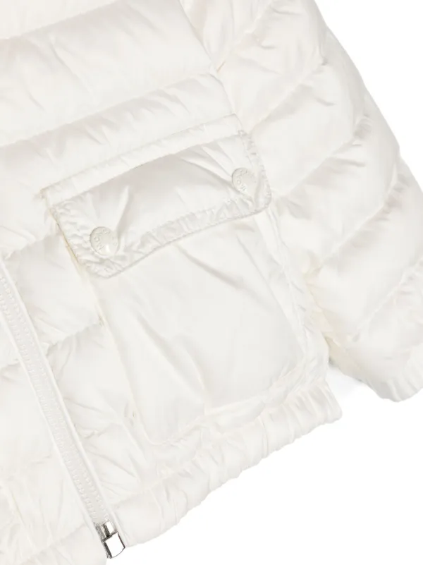 キッズアウター MONCLER SS25 LANS JACKET (1A00023597YF 51N) Moncler Enfant Lans Quilted Down Jacket | White | FARFETCH