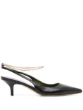 MARIA LUCA Felicia slingback leather pumps - Black
