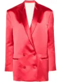 Philosophy Di Lorenzo Serafini double-breasted satin blazer - Red