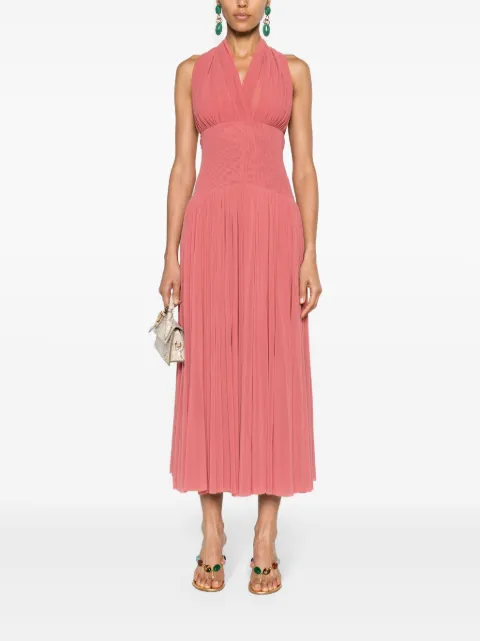Philosophy Di Lorenzo Serafini halterneck mesh maxi dress A04042118 - 1