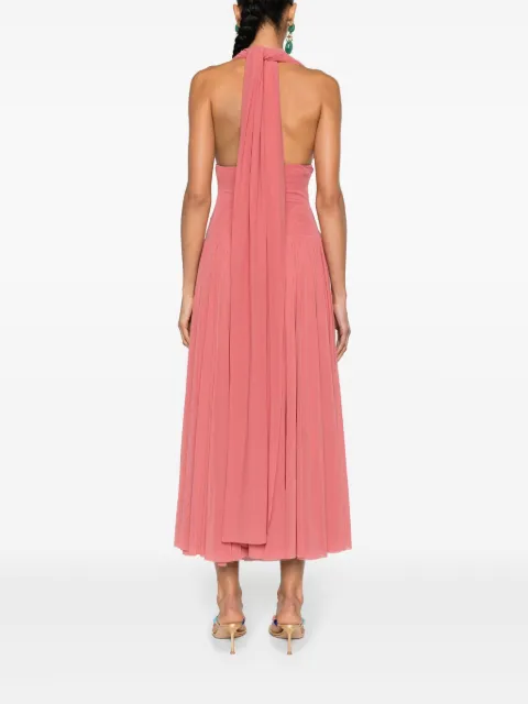 Philosophy Di Lorenzo Serafini halterneck mesh maxi dress A04042118 - 3
