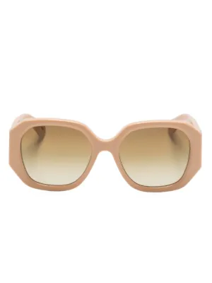 Chloé Eyewear オーバーサイズ サングラス | ブラウン | FARFETCH JP