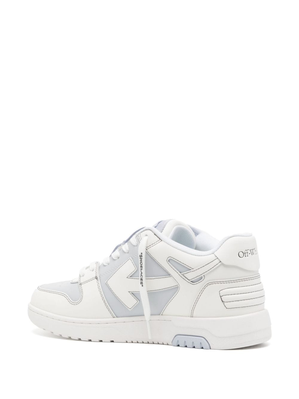 Shop Off-white Out Of Office Leather Sneakers In 白色
