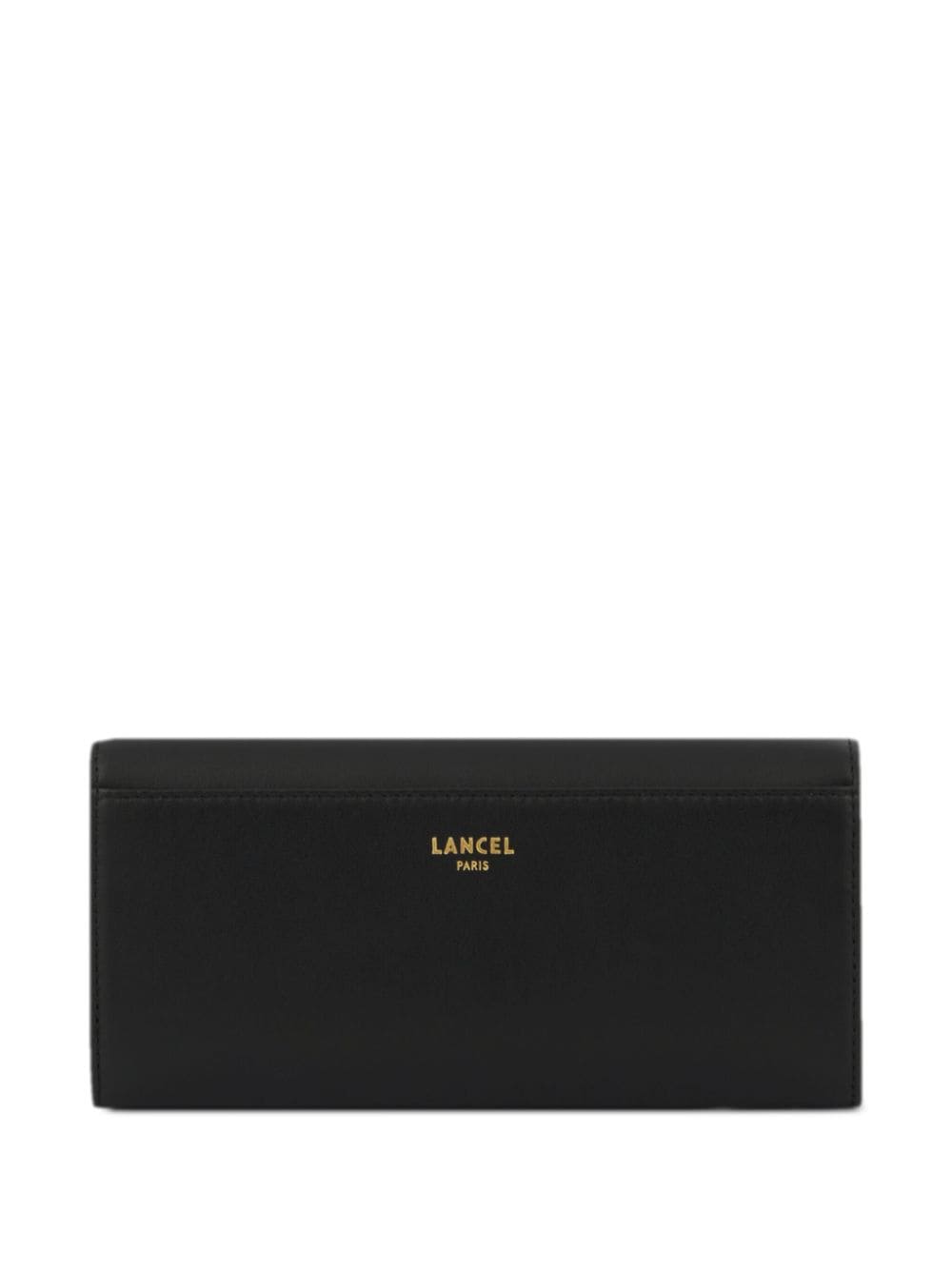 Shop Lancel Roxane Leather Wallet In Black