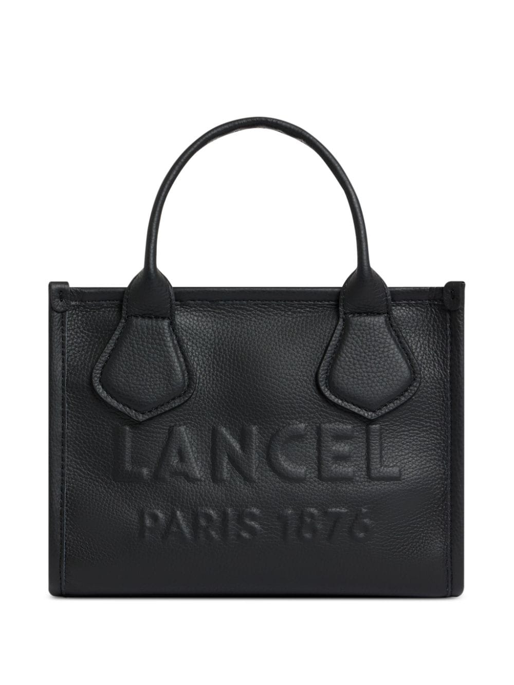 Lancel Small Jour De  Leather Tote Bag In 黑色