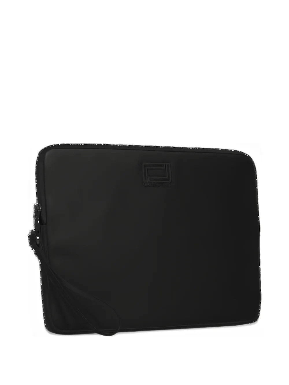 Lancel Victor Zip Laptop Case In Black