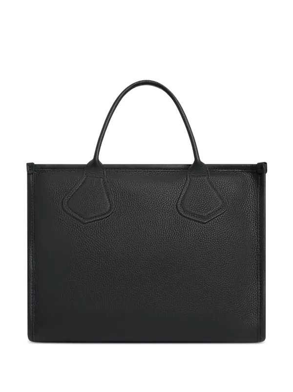 Lancel Medium Jour De Lancel Leather Tote Bag | Black | FARFETCH
