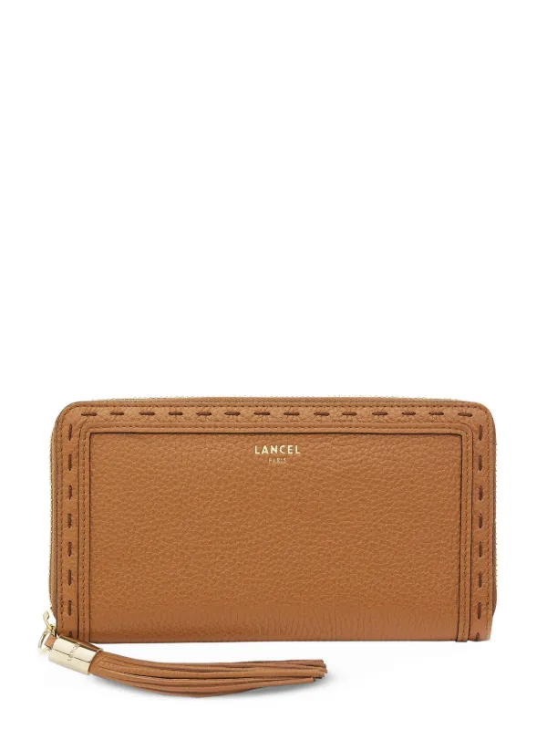 Lancel Premier Flirt Leather Long Wallet Brown FARFETCH IN