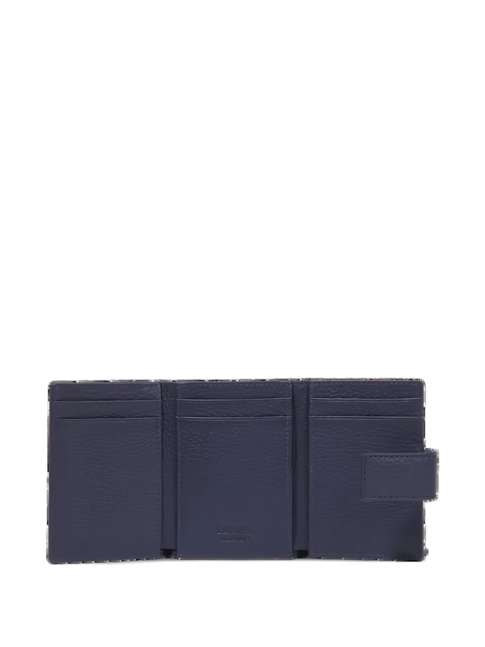 Lancel Compact Wallet In Blue