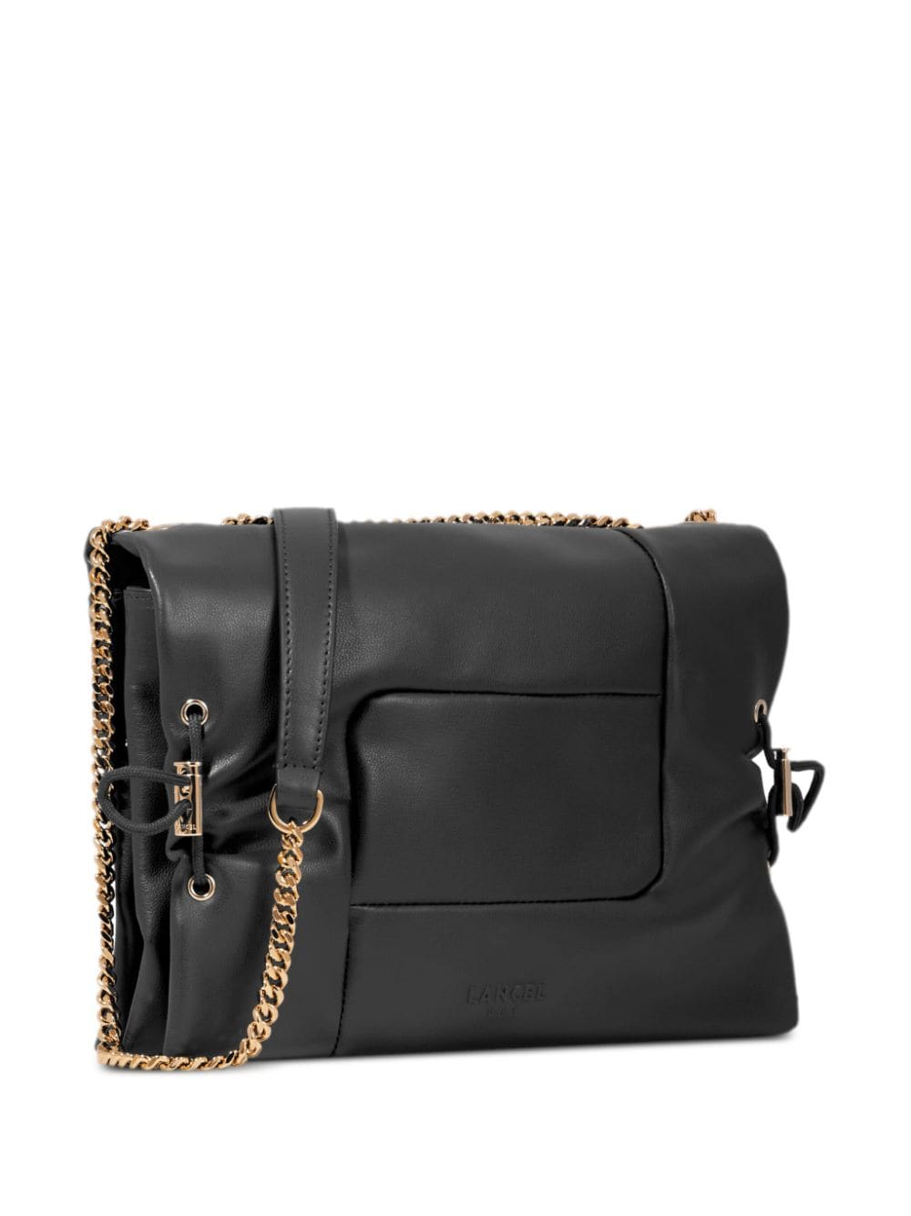 Shop Lancel Medium Billie De  Leather Crossbody Bag In Black