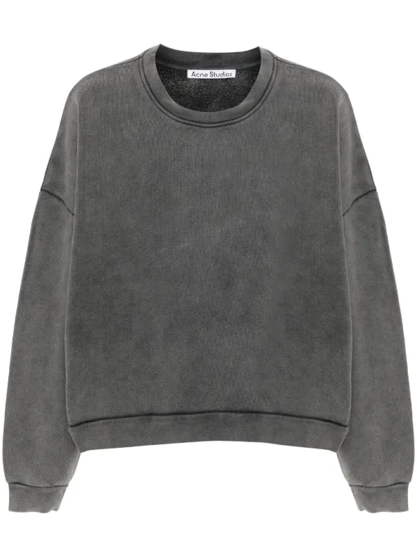 【関税込み】Acne Studios グレー ロゴタグ スウェットシャツ Acne Studios ロゴタグ スウェットシャツ | グレー | FARFETCH JP