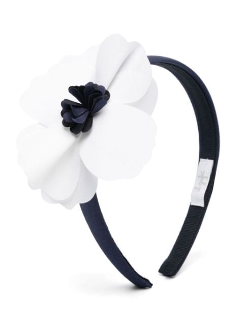 Il Gufo floral-appliqué hairband