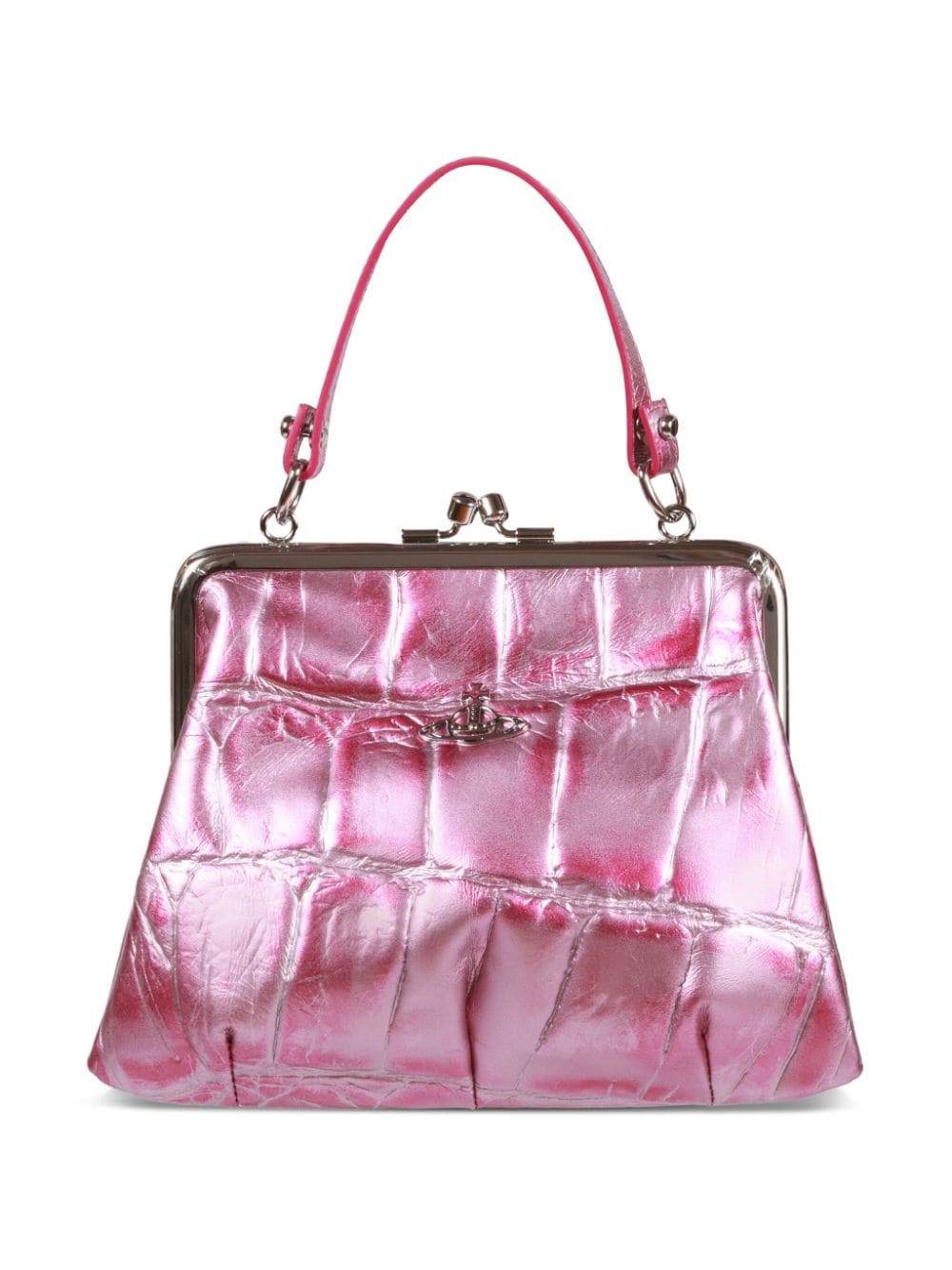 Vivienne Westwood Granny Frame kleine shopper met mesh Roze