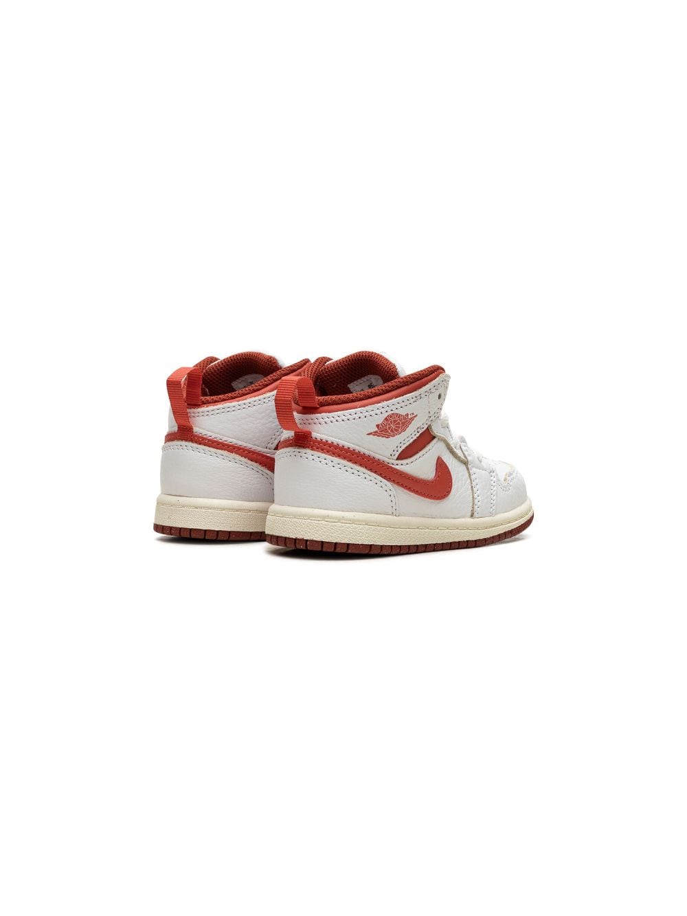 AIR JORDAN 1 MID SE WHITE/DUNE RED 运动鞋
