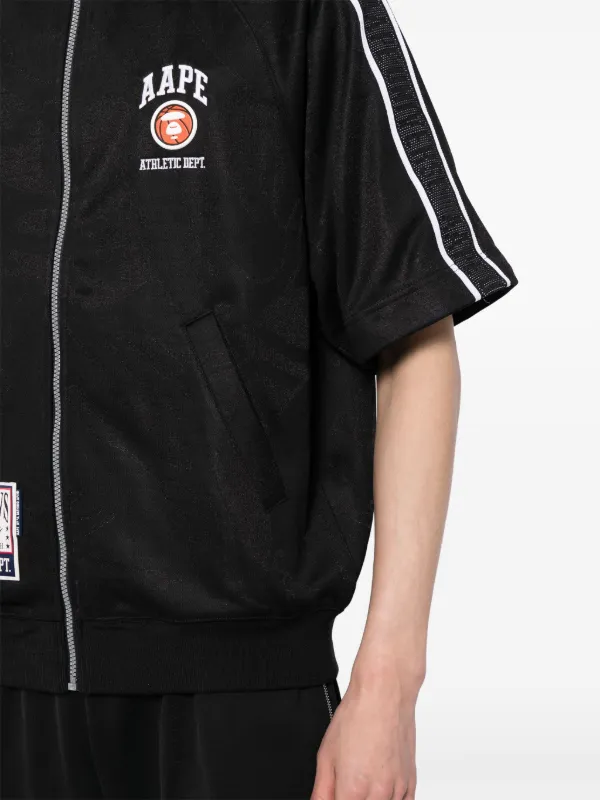 AAPE BY *A BATHING APE® detachable-sleeve Sports Jacket | Black | FARFETCH  AO