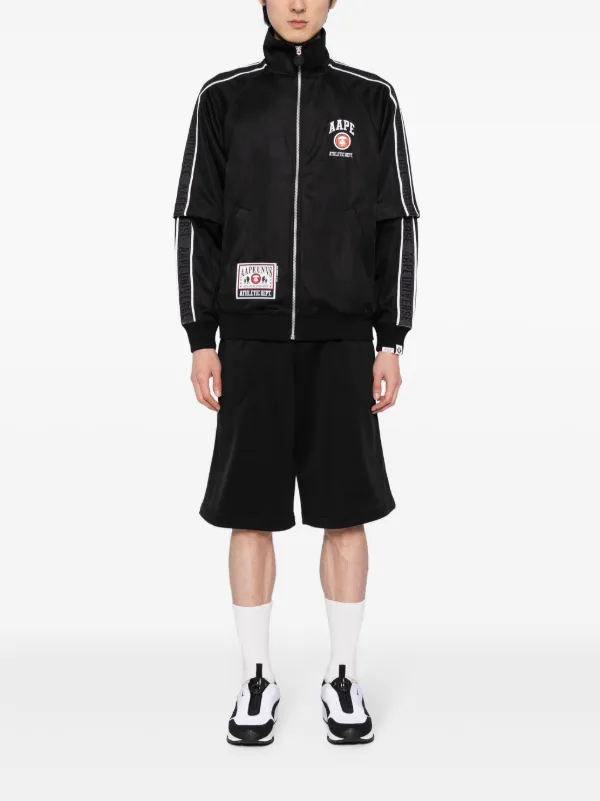 AAPE BY *A BATHING APE® detachable-sleeve Sports Jacket | Black | FARFETCH  AO