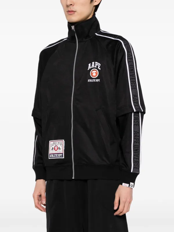 AAPE BY *A BATHING APE® detachable-sleeve Sports Jacket | Black | FARFETCH  AO
