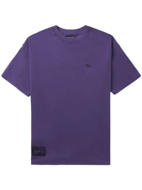 izzue slogan-embroidered cotton T-shirt