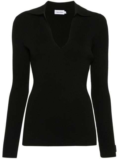 Calvin Klein fine-ribbed jumper